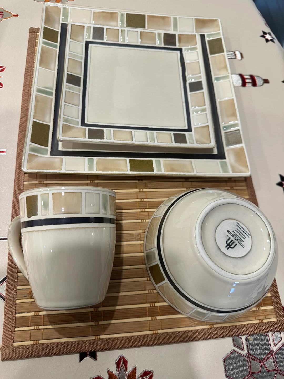 Hometrends Dinnerware Set -Dinner Plate/Salad Plate/Bowl/Mug - photo 3