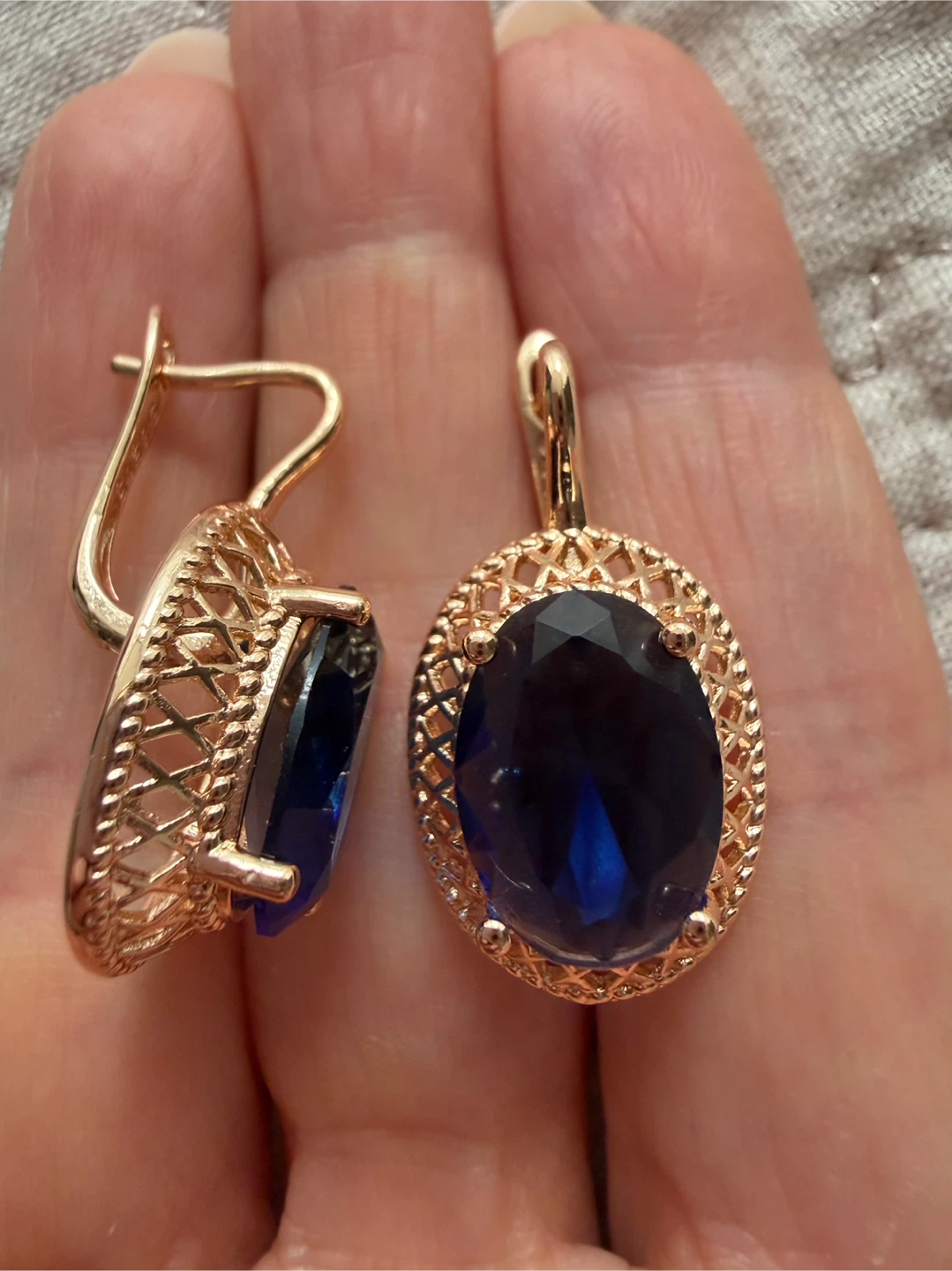 14k gemstone earrings