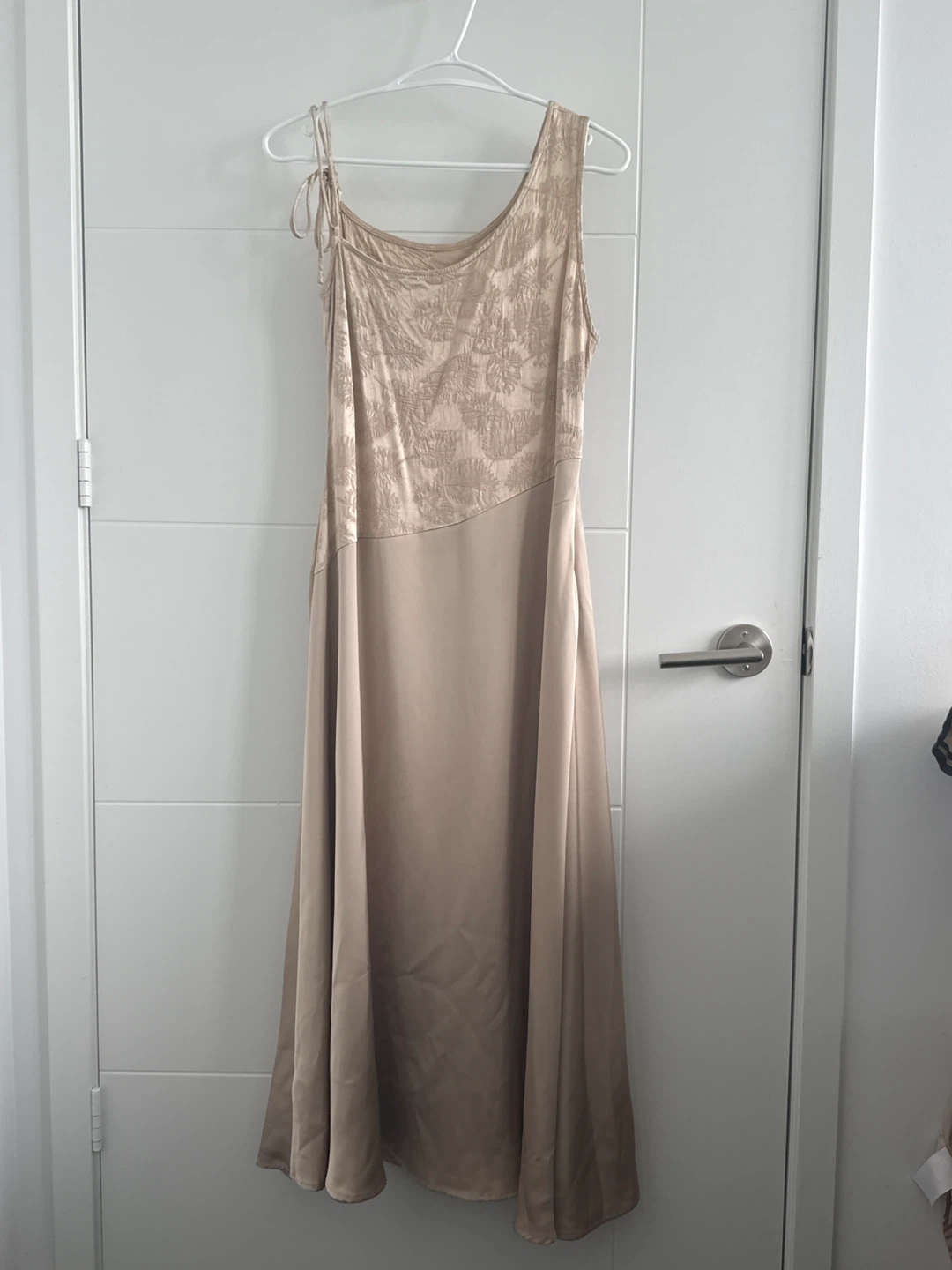 Gold Floral Dress