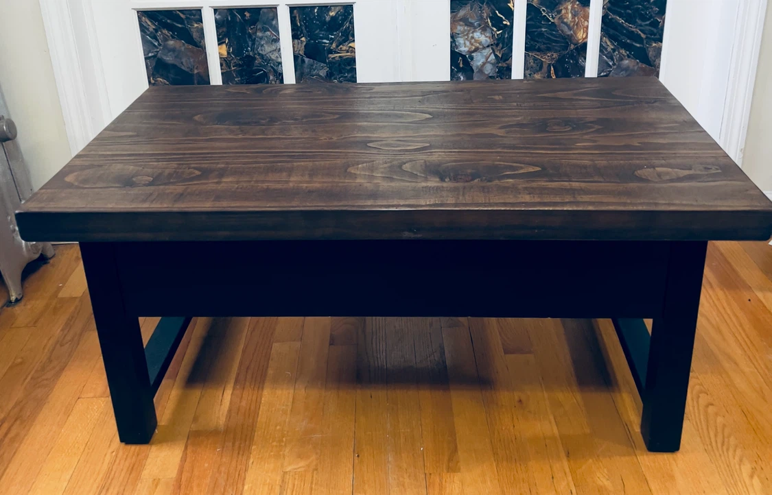 Lift-top Wooden Coffee Table
