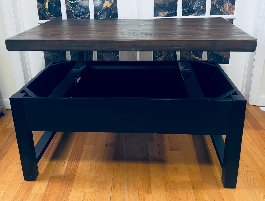 Lift-top Wooden Coffee Table - photo 2