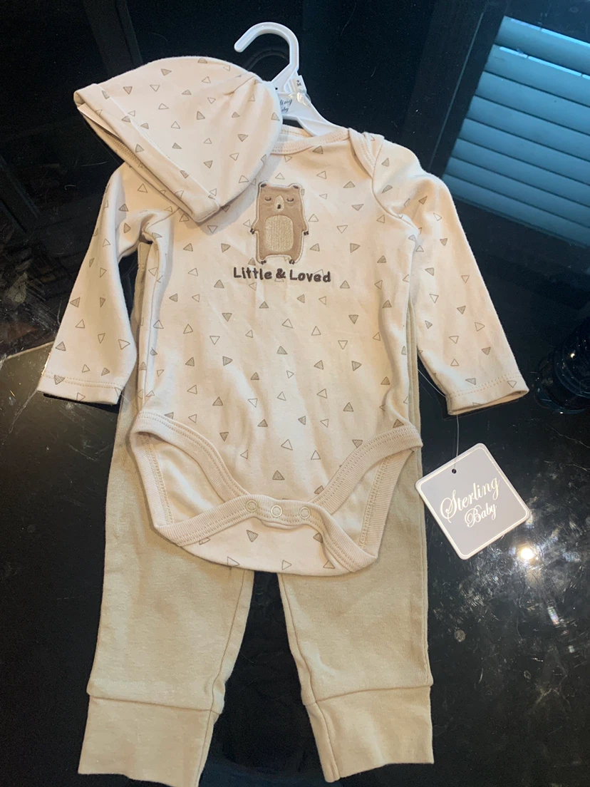 Sterling Baby Bear Onesie and Pants Set