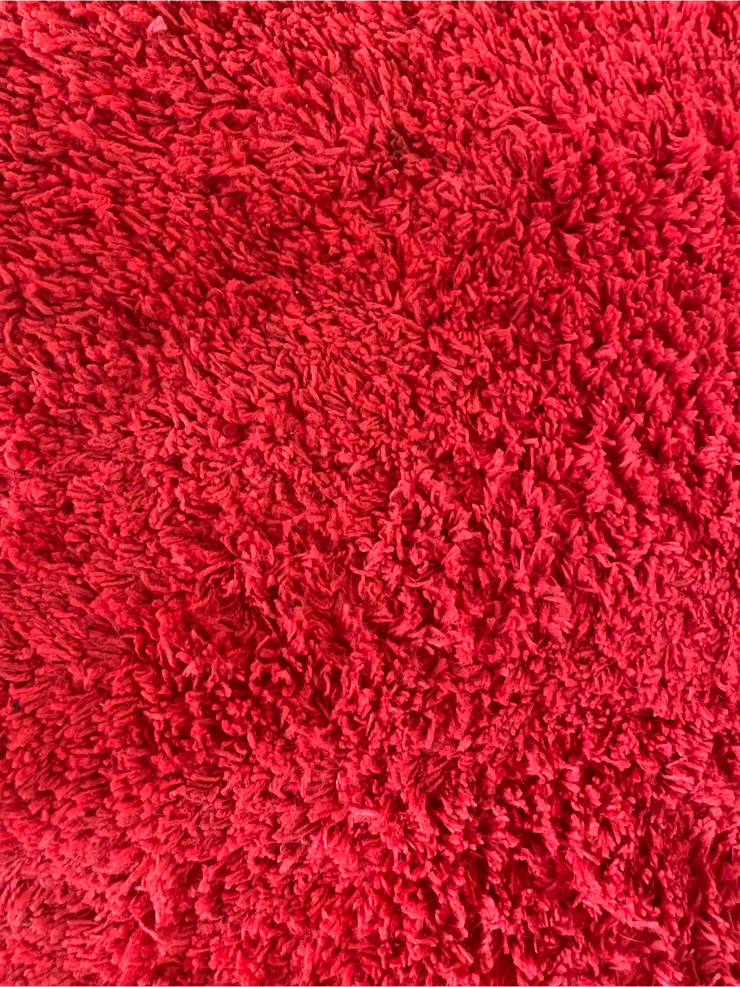 OBO! Bright Red Shag Area Rug 52x72 Like New - photo 2