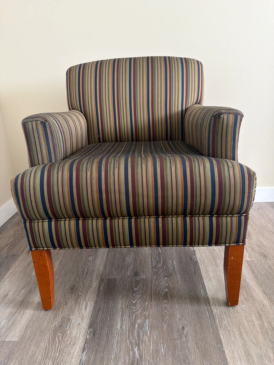 Striped Accent Chair - photo 2