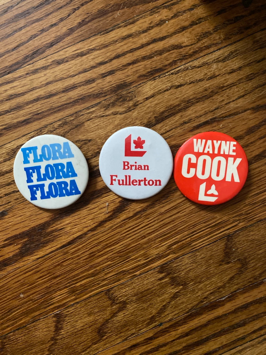 3 vintage pins