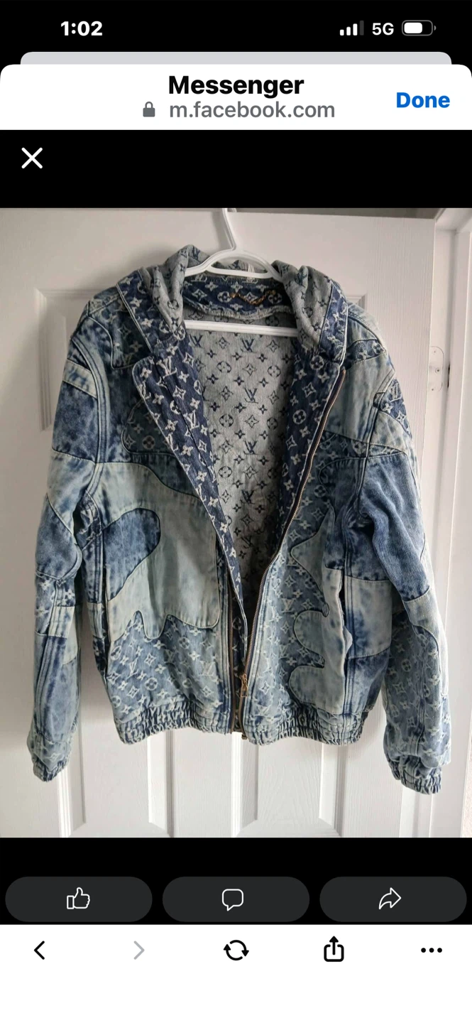 Louis Vuitton Nigo Monogram Patchwork Denim Jacket