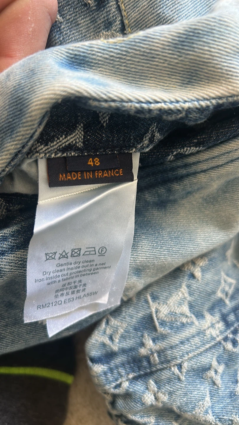 Louis Vuitton Nigo Monogram Patchwork Denim Jacket - photo 3