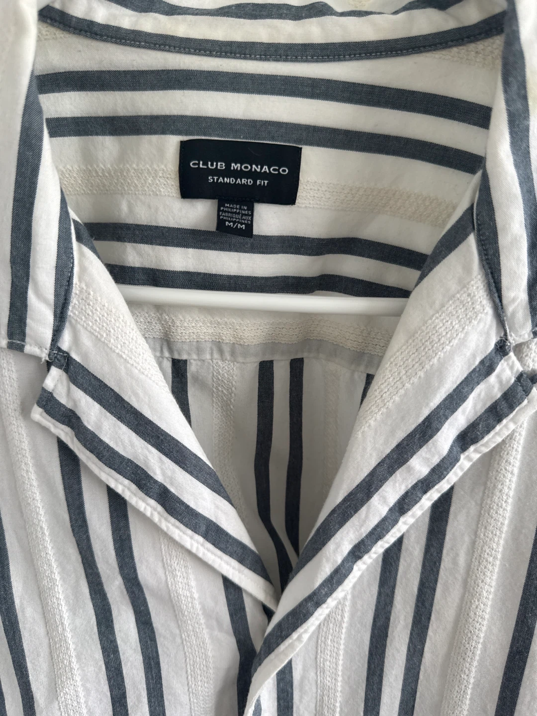 Club Monaco Men's Striped Short Sleeve Shirt - photo 2