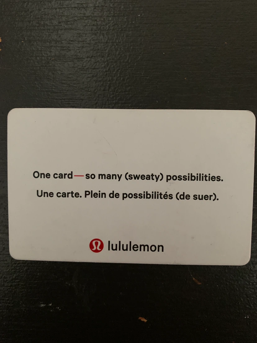 Lululemon Gift Cards