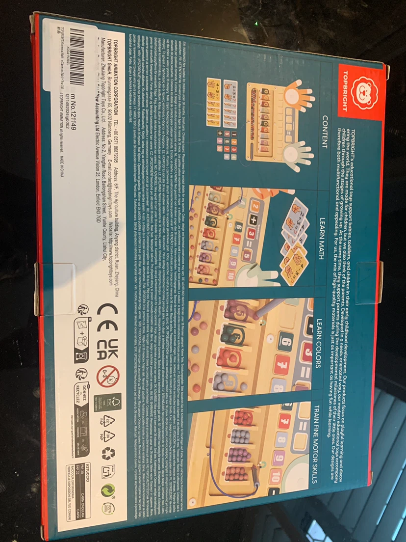 TopBright Finger & Bead Math Learning Toy - photo 2