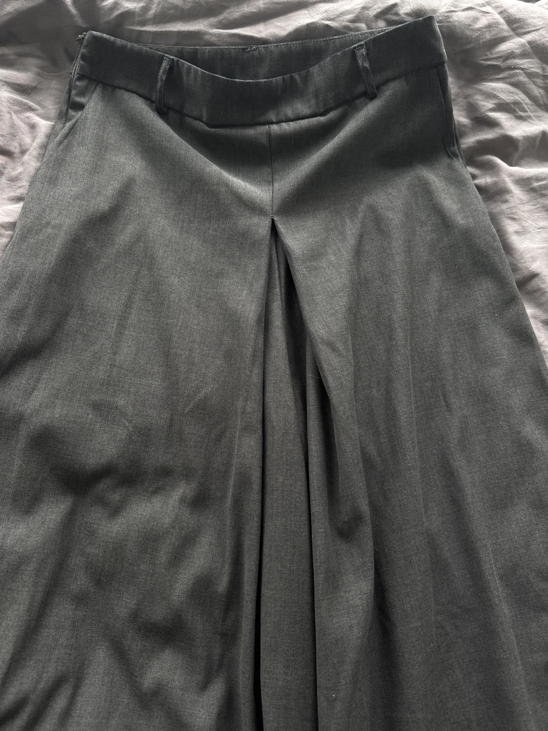 Grey Wide Leg Pants - photo 2