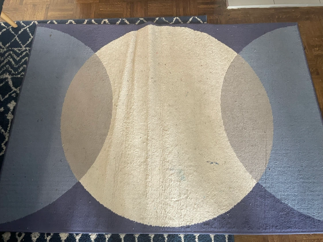 OBO! Blue/Grey/White Area Rug 48x66 - photo 2