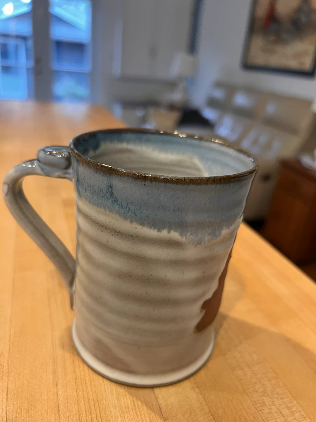 Handmade Ceramic Newfoundland Map Mug / Utensil Holder - photo 3