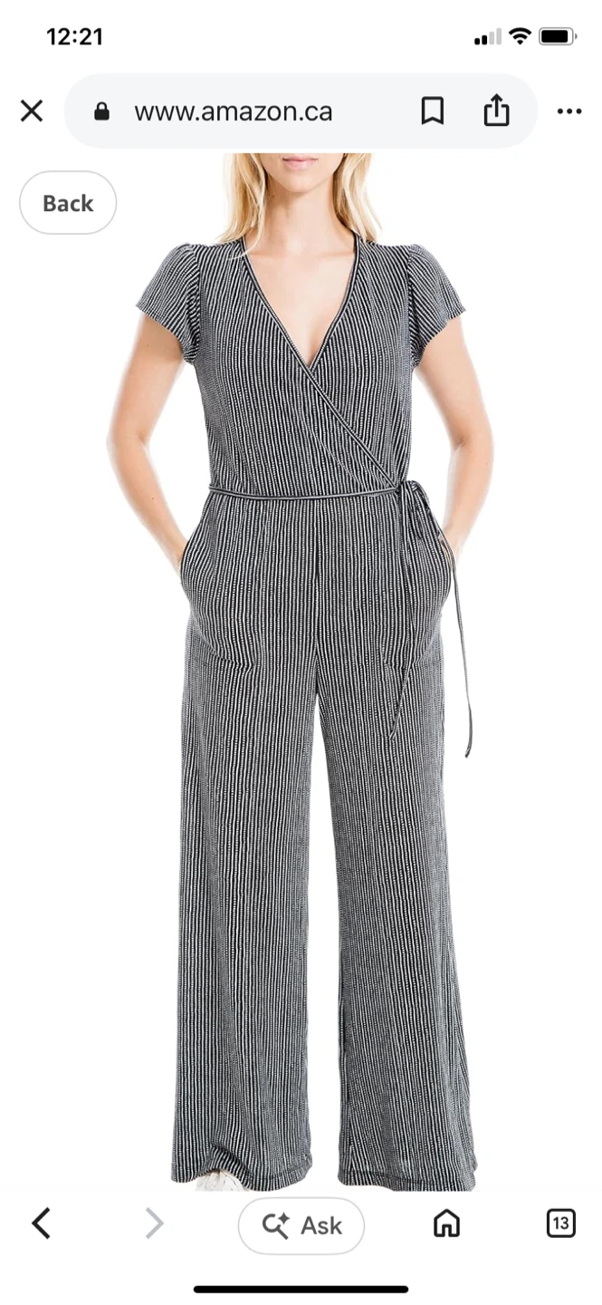 Max Studio Crepe Jersey Jumpsuit