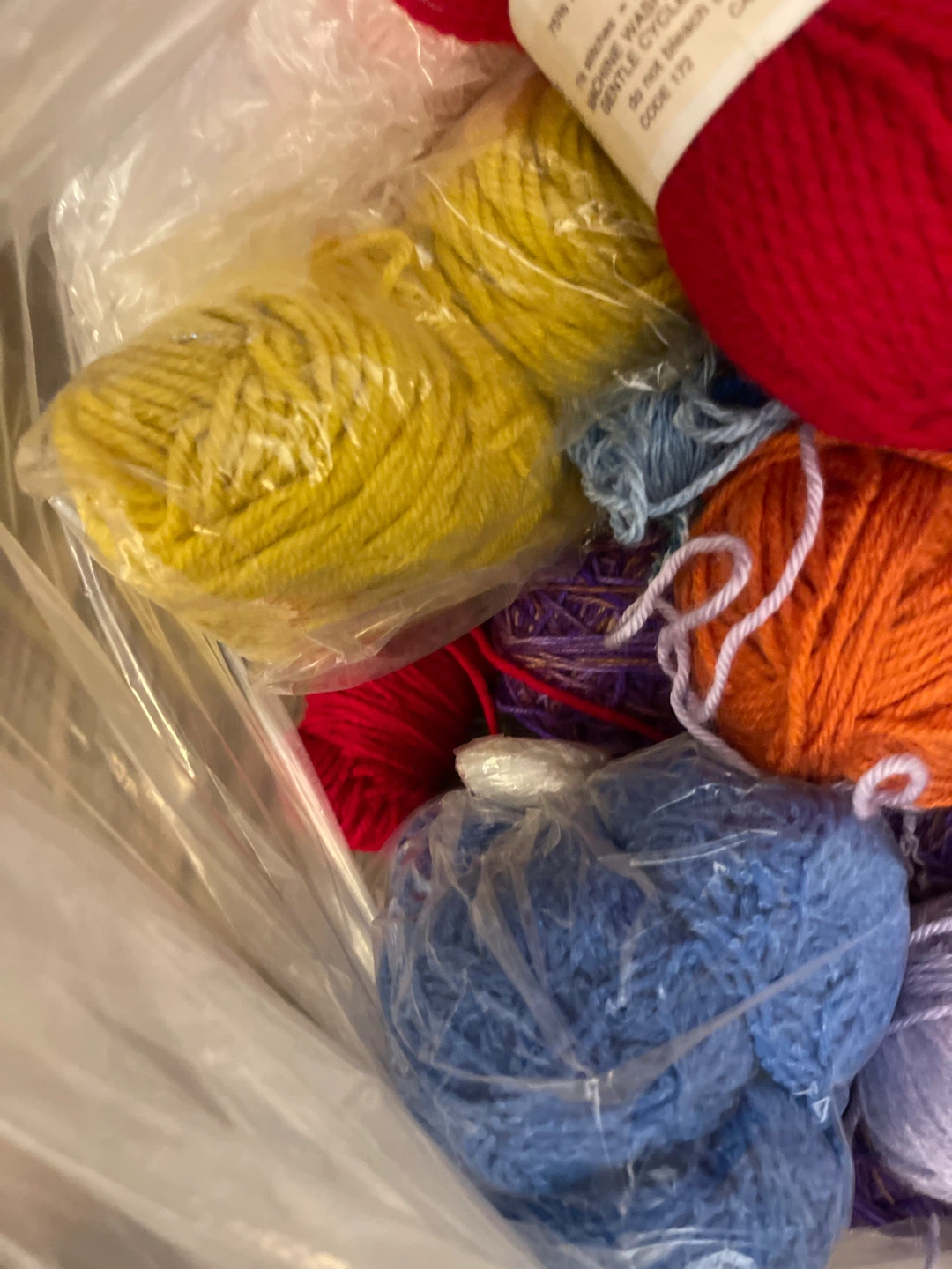 Assorted Yarn and Knitting Needles - photo 2