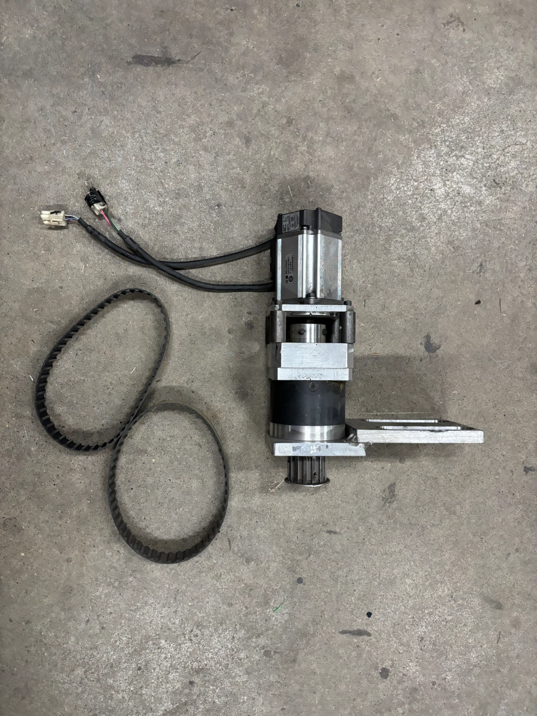 Stepper Motor with Belt and Pulley Assembly