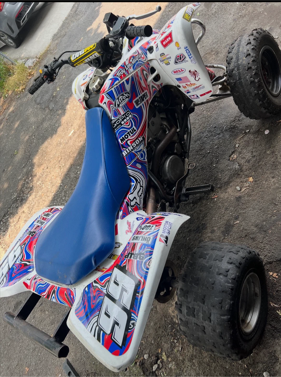 White & Blue Sport ATV - photo 2