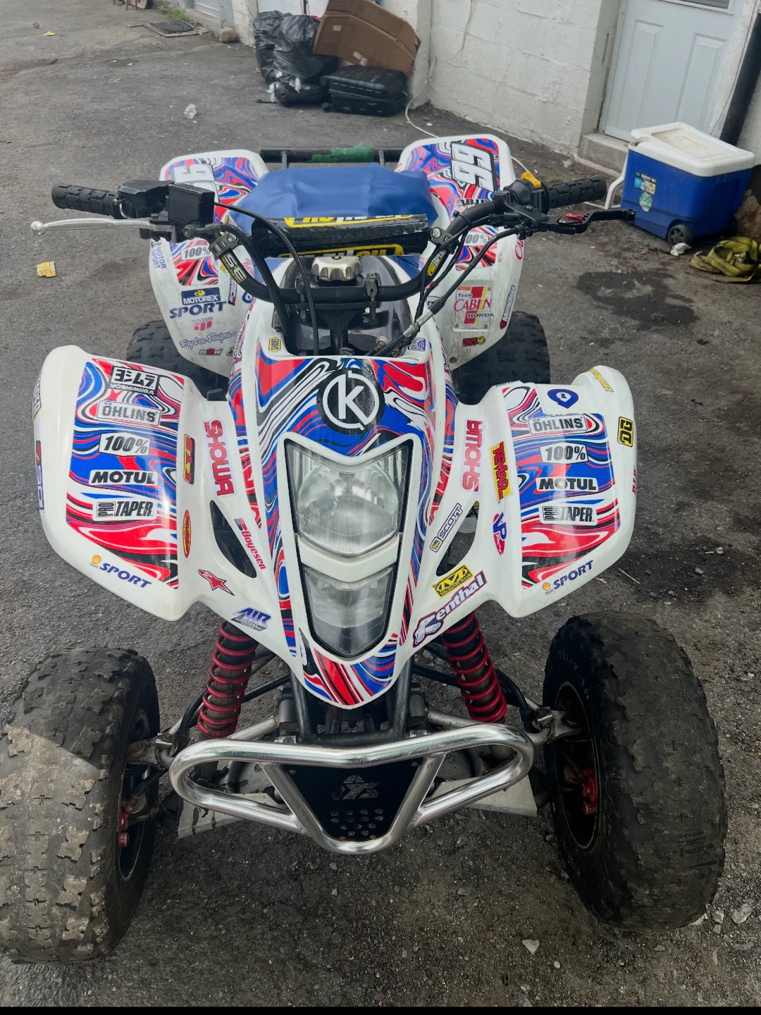 White & Blue Sport ATV - photo 3