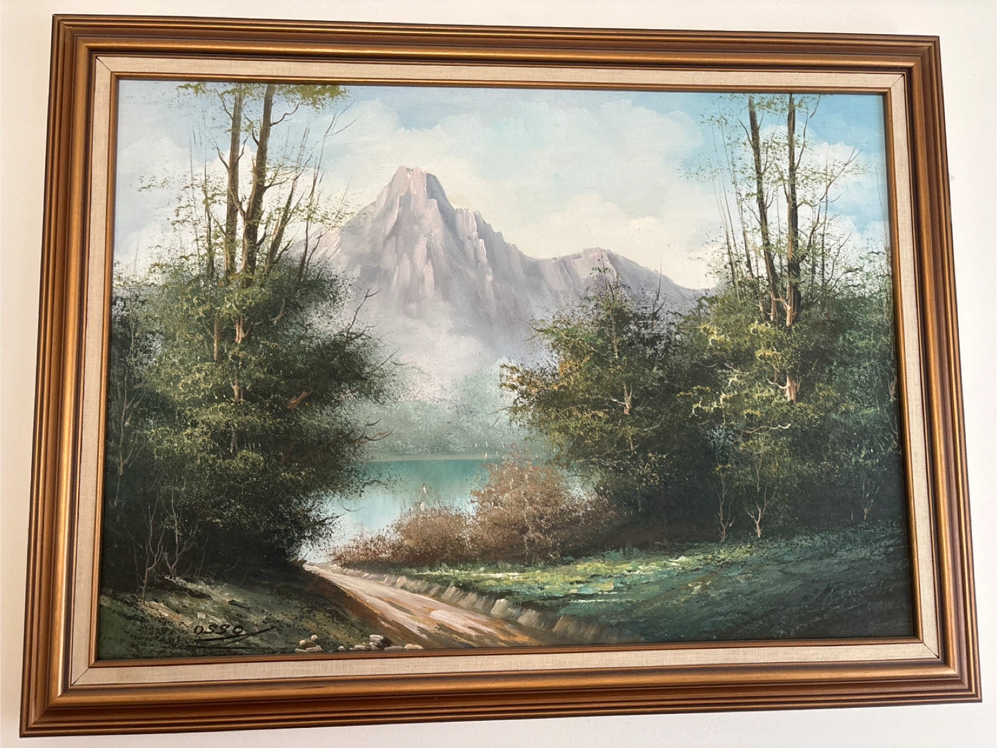 Framed Landscape Painting