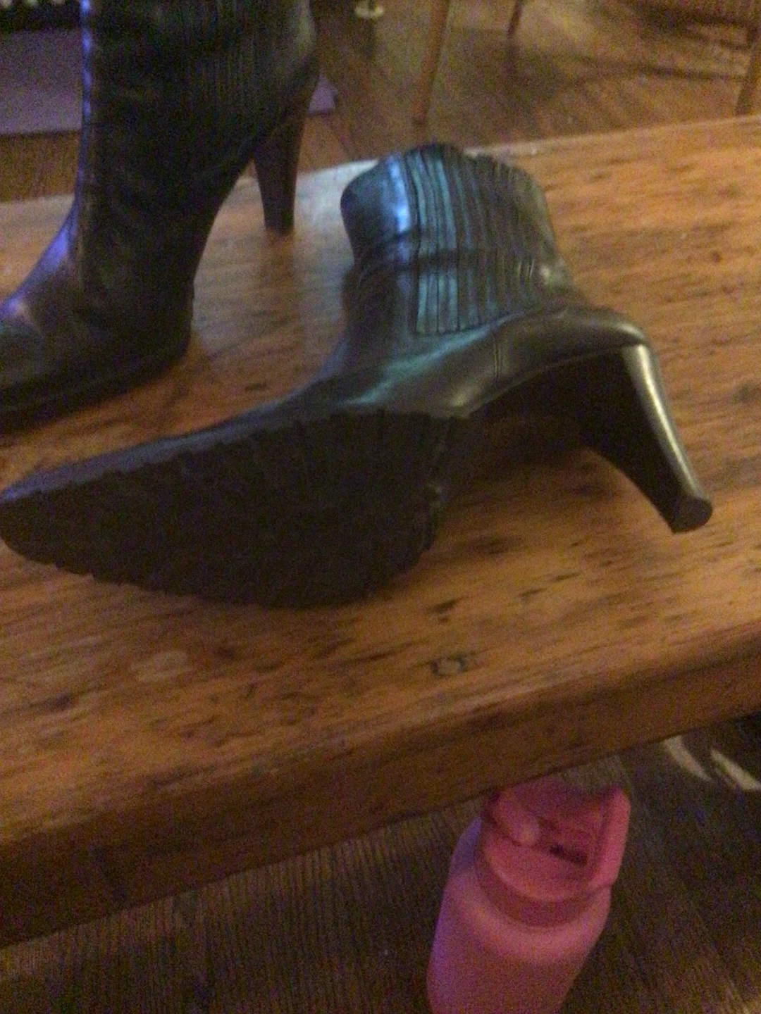 Italian blank leather ankle boots - photo 2