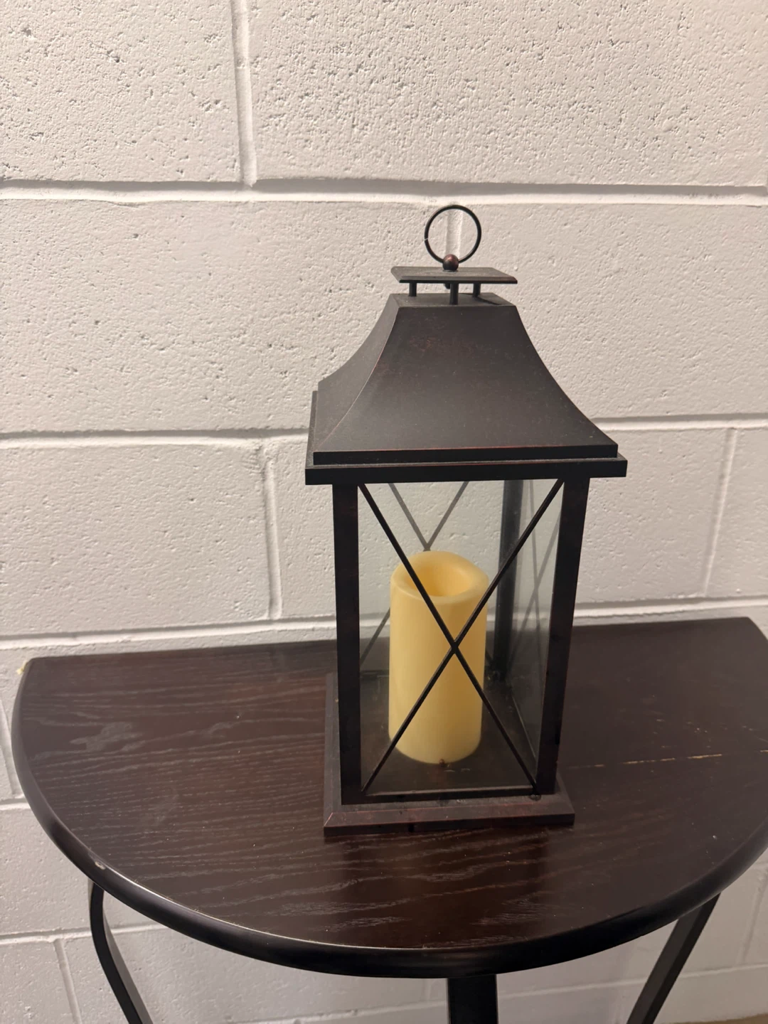 Title: Decorative Console Table, Lantern & Floor Vase Set - photo 2
