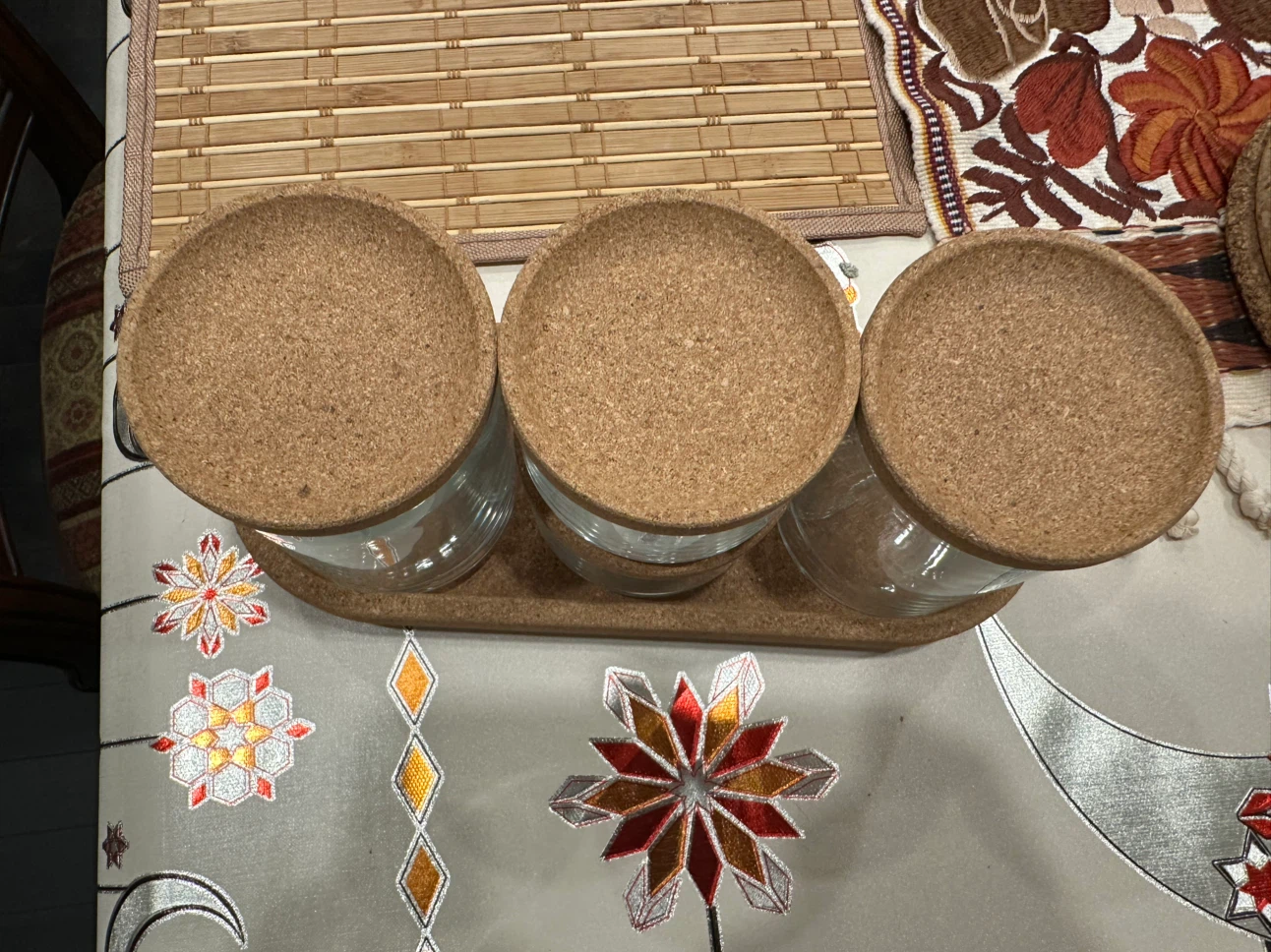 SAXBORGA Jar with lid and tray, set of 5 - photo 3