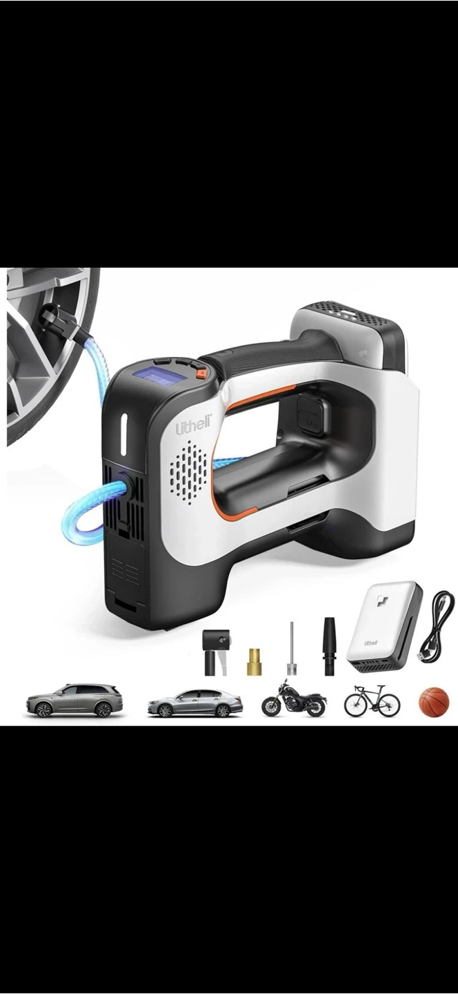 Litheli Portable Air Compressor and Power Bank