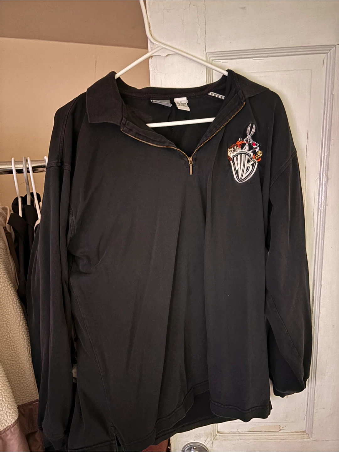 Warner Bros Bugs Bunny Quarter Zip Sweater