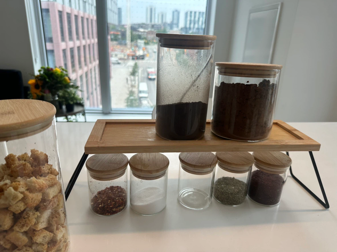 Glass Spice Jars with Bamboo Lids - photo 3