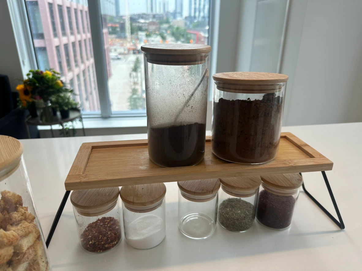 Glass Spice Jars with Bamboo Lids - photo 5