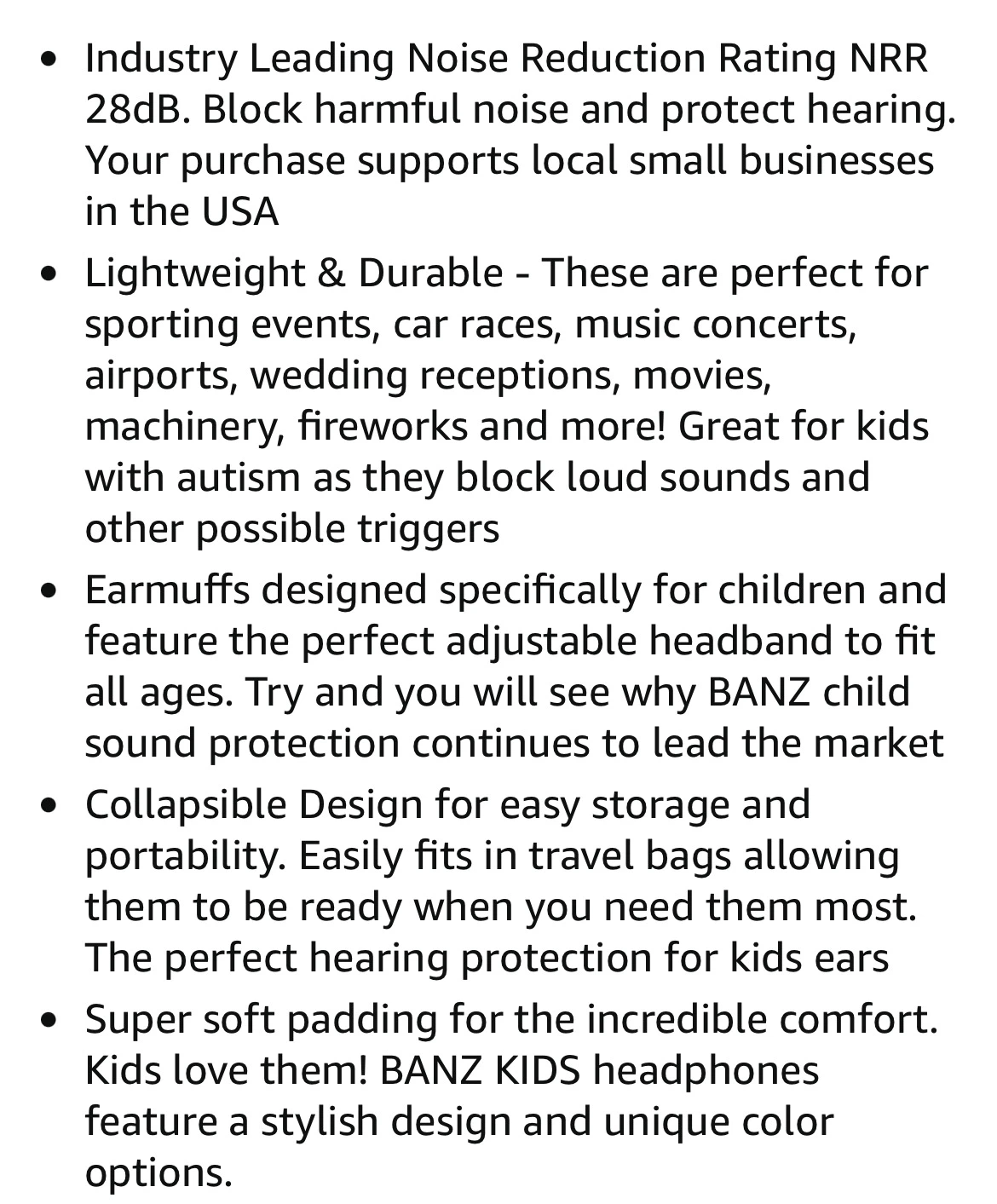 🎧 BANZ Kids Hearing Protection Earmuffs – Like New – $25 🎧 - photo 5