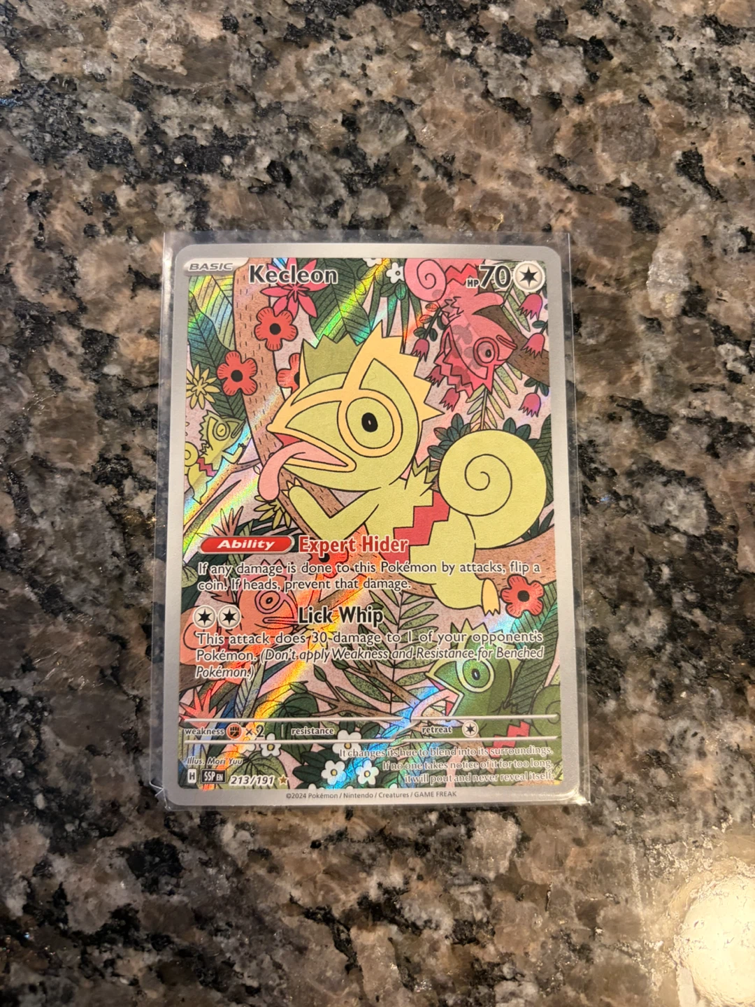 Pokemon Kecleon Illustration Rare Holofoil 213/191