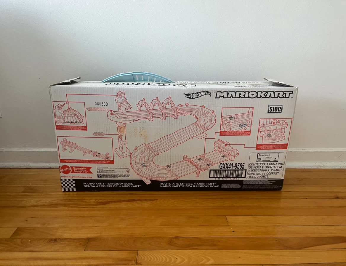 Piste de course Hot Wheels Mario Kart Rainbow Road - photo 2