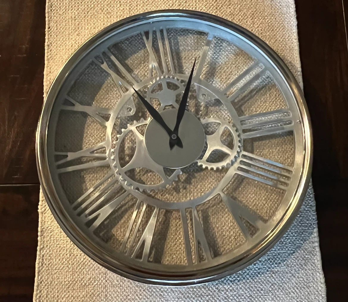 Industrial Steampunk Wall Clock - photo 4