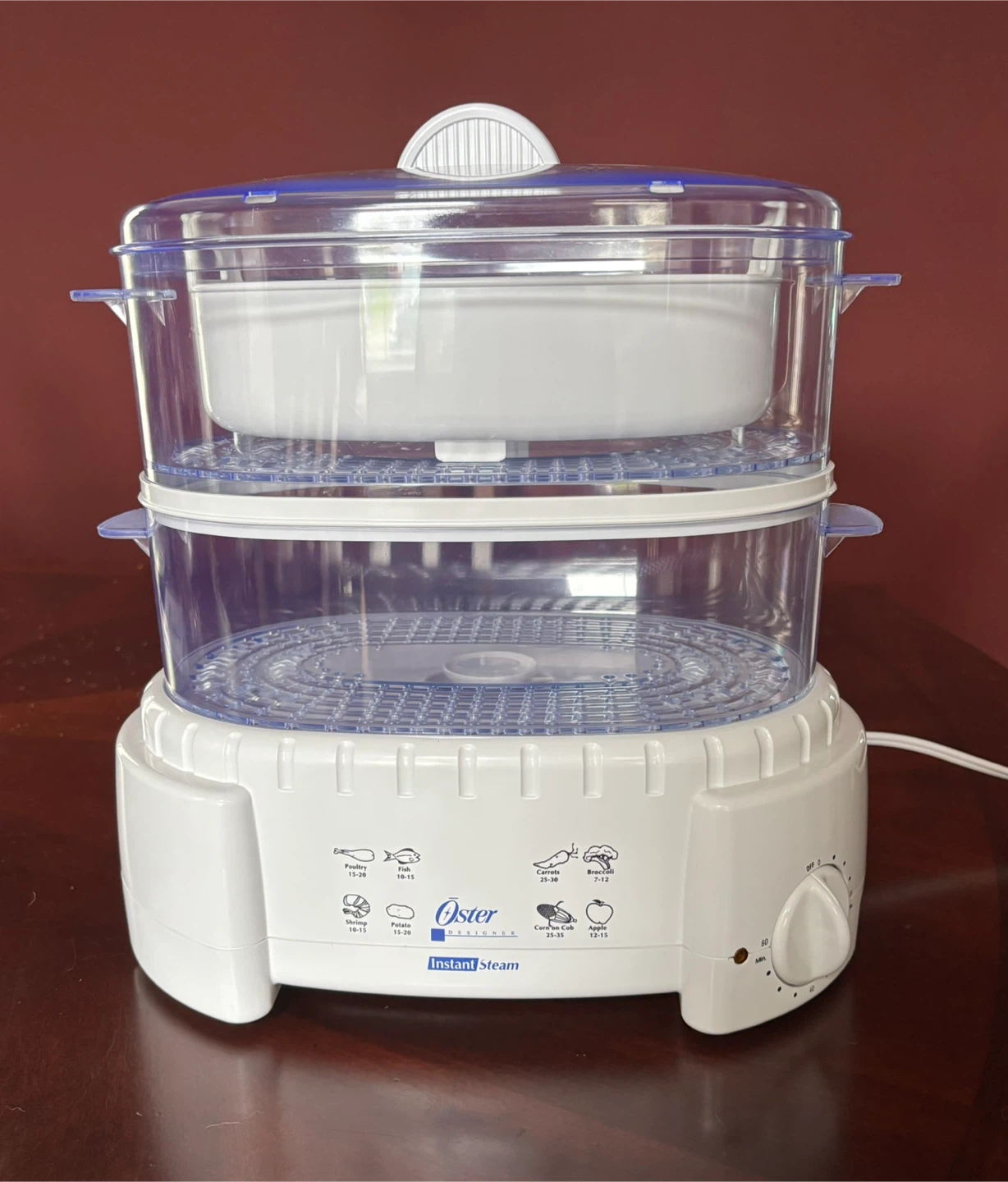 Oster Instant Steam Food Steamer