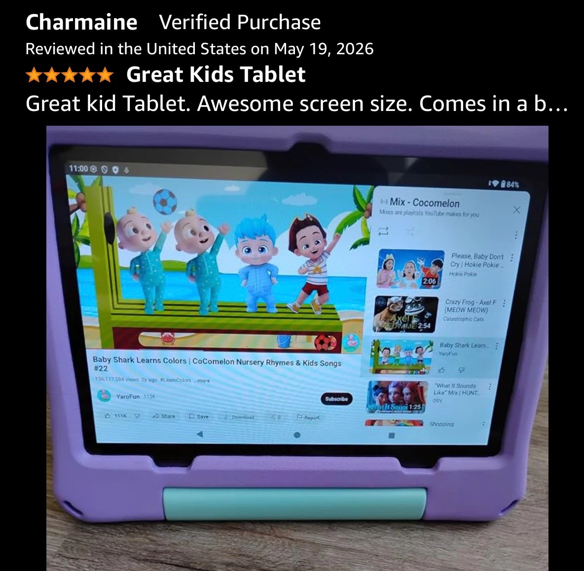 Kids Tablet 10 inch Android Purple - photo 2