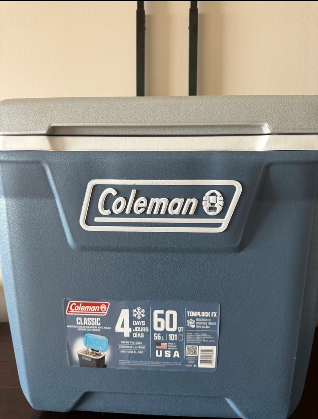 Coleman 60-Quart Wheeled Cooler (Retail value $155.00 W/tax) - photo 2