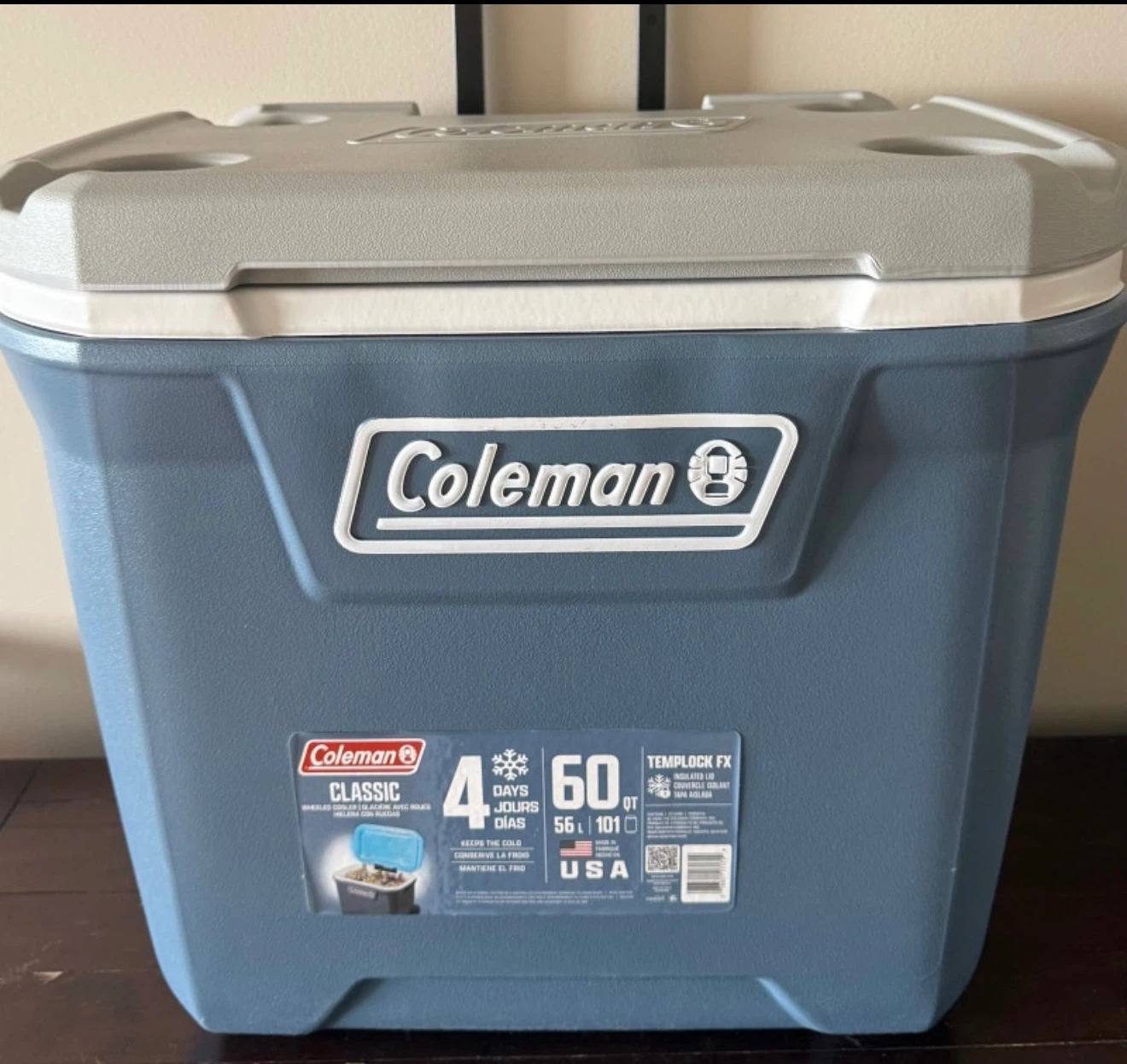 Coleman 60-Quart Wheeled Cooler (Retail value $155.00 W/tax) - photo 3