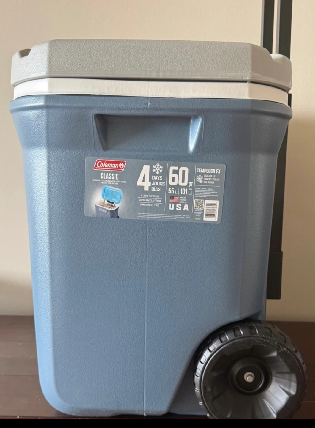 Coleman 60-Quart Wheeled Cooler (Retail value $155.00 W/tax) - photo 5