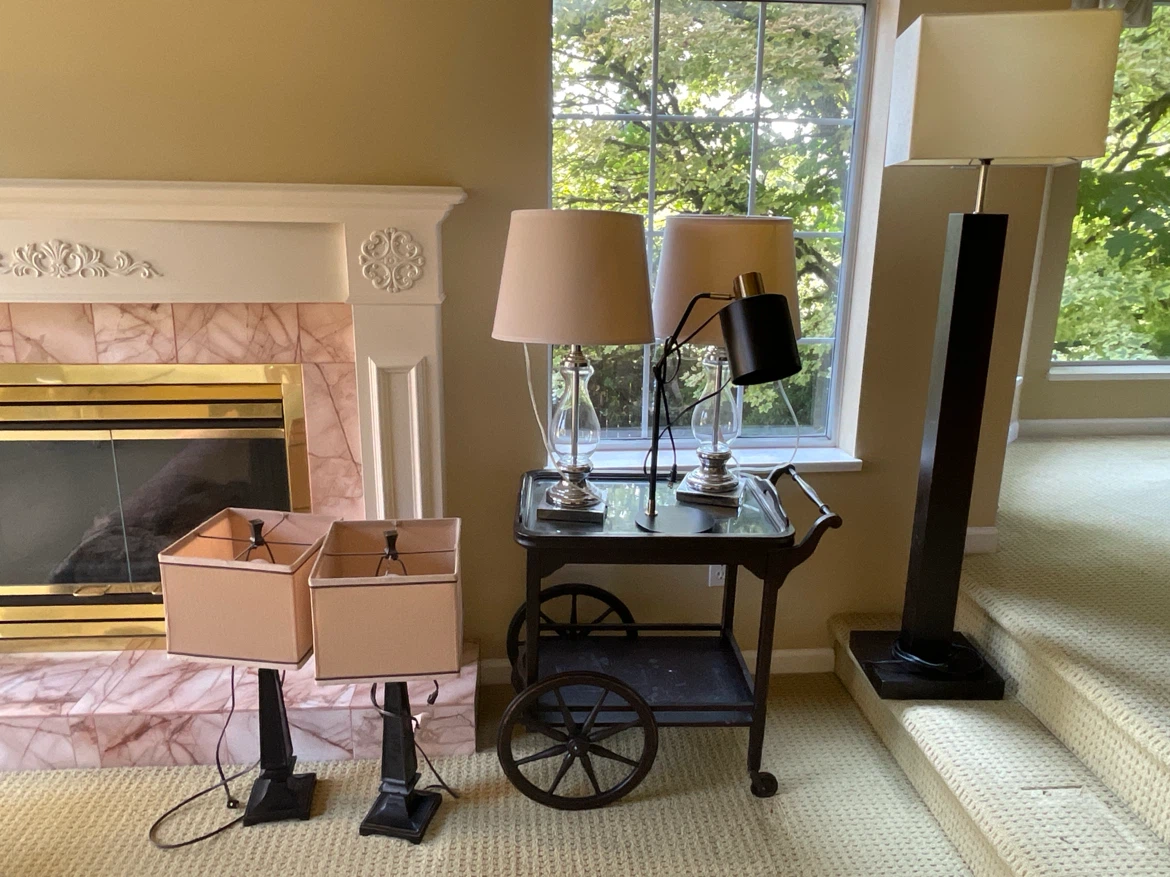 2 Table Lamps & 1 Floor Lamp Set
