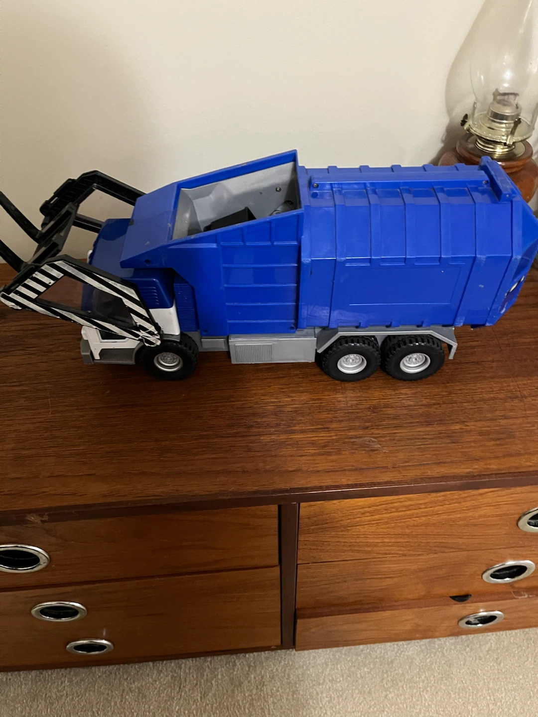 Blue Garbage Truck Toy