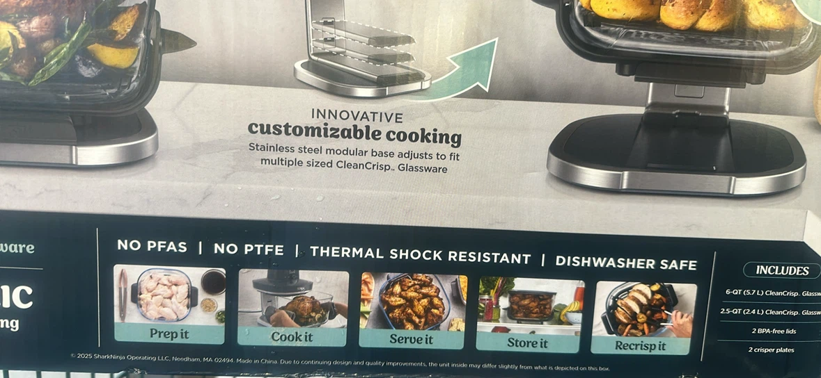 Ninja CrispiPRO Countertop Glass Cooking System - photo 2
