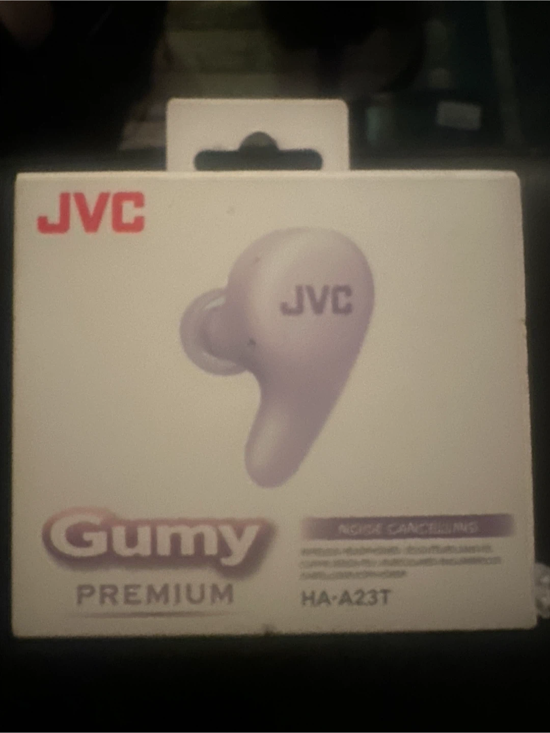 JVC Gumy Premium Noise Cancelling Earbuds HA-A23T