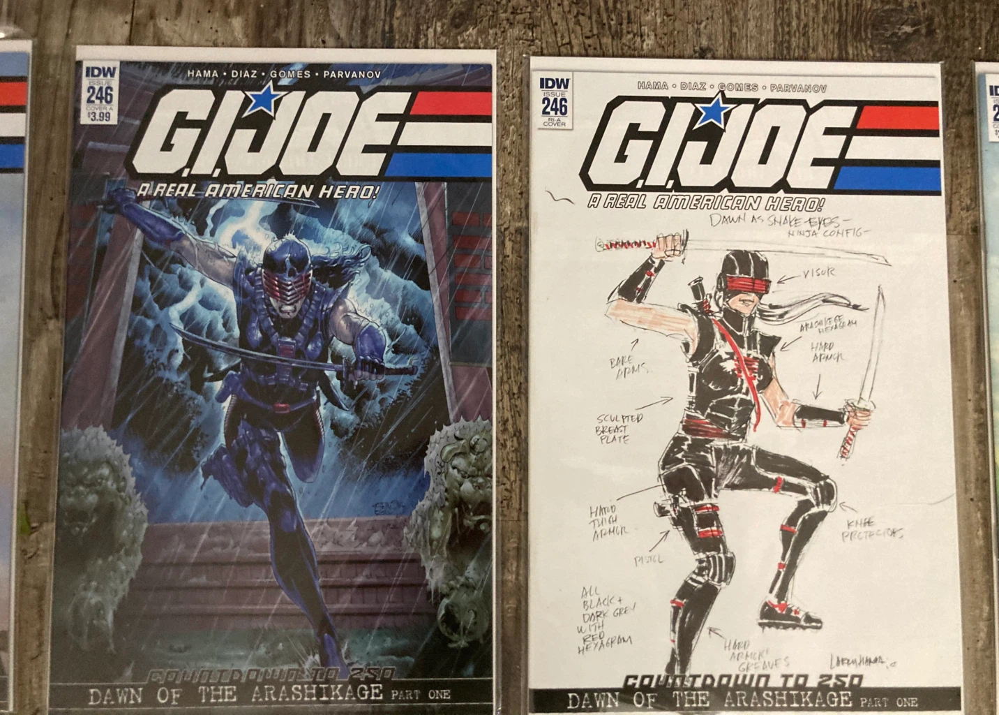 G.I. Joe Comic Book lot Dawn of the Arashikage issues 1-5 - photo 3