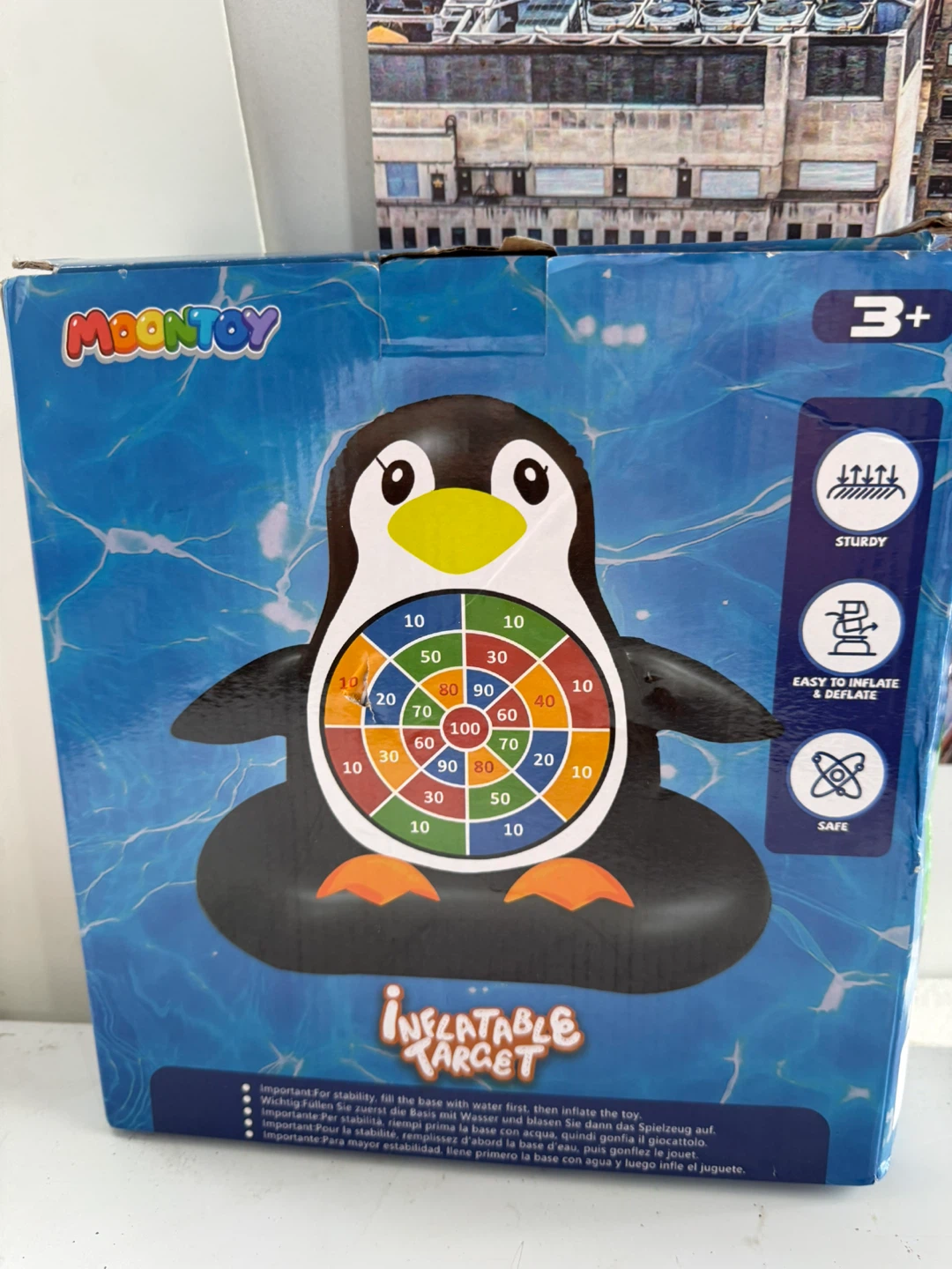 MOONTOY Inflatable Penguin Target Toy - photo 2