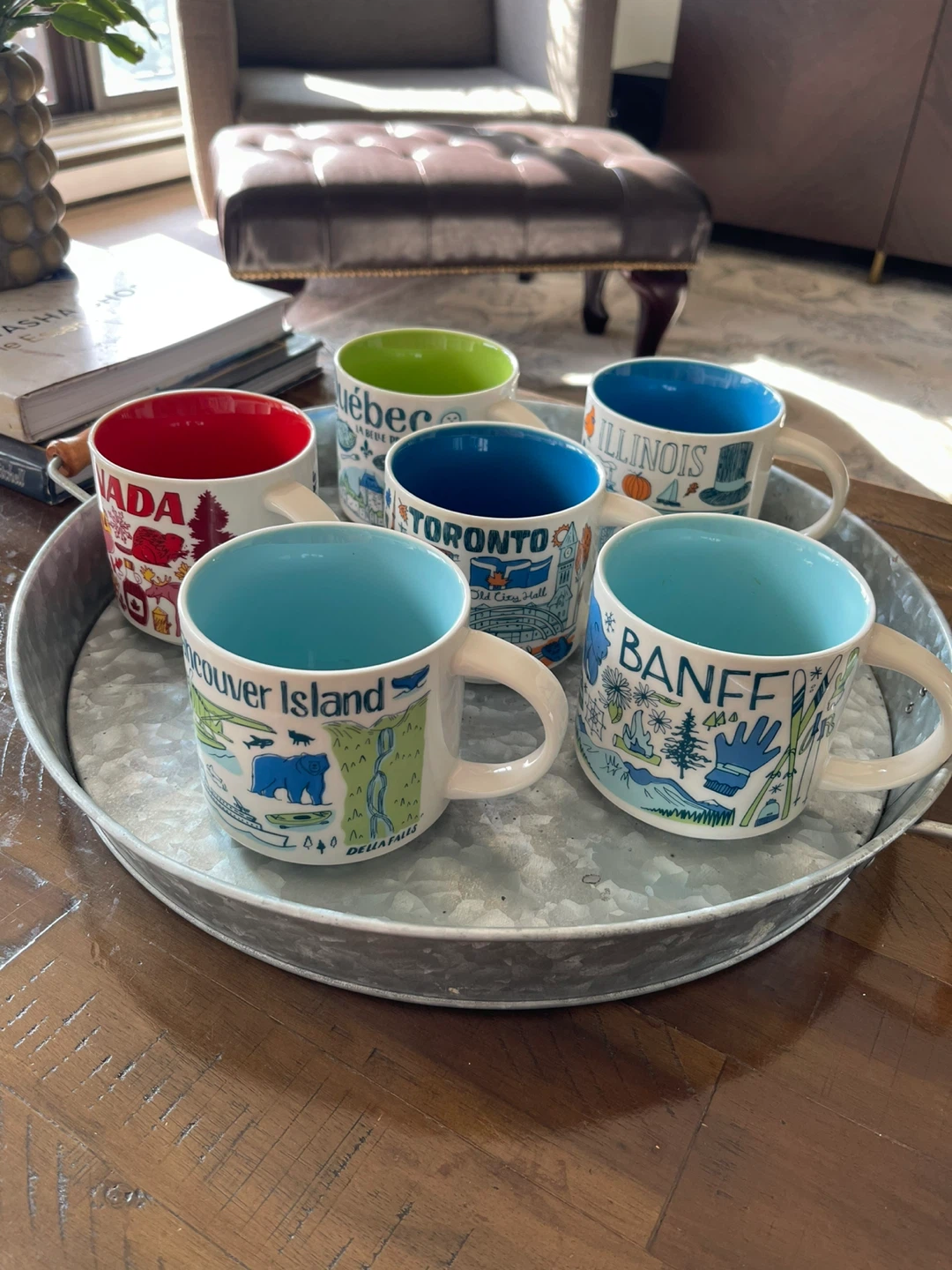 Set of 6 Canadian City & Province Themed Mugs - photo 3