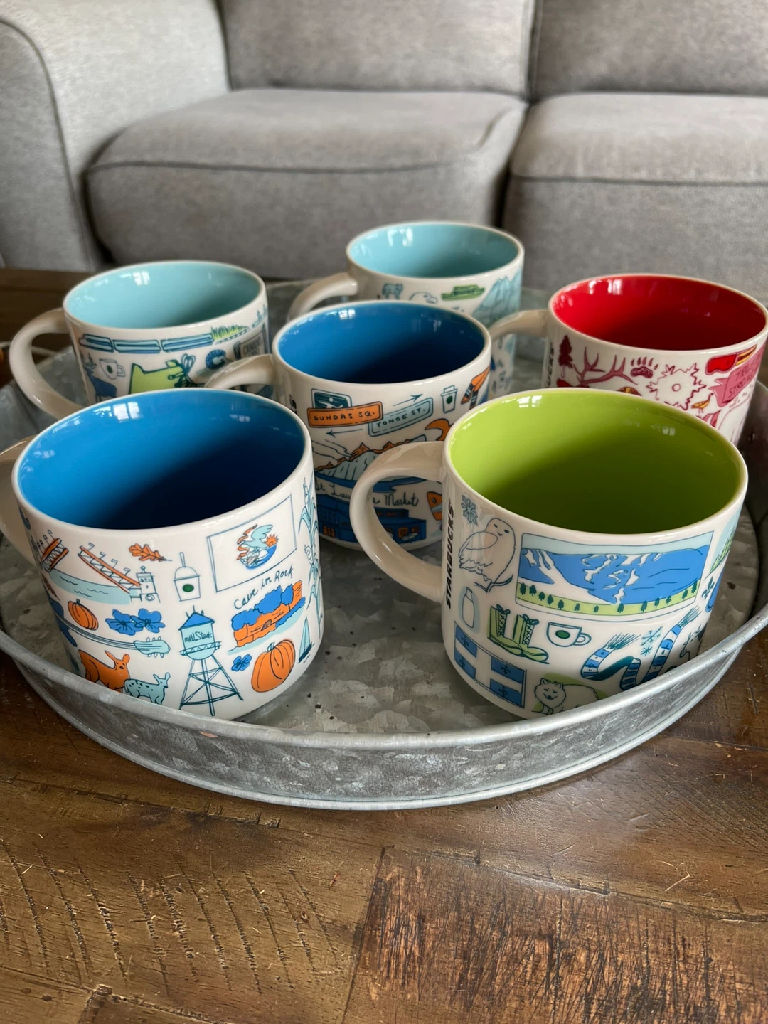 Set of 6 Canadian City & Province Themed Mugs - photo 4