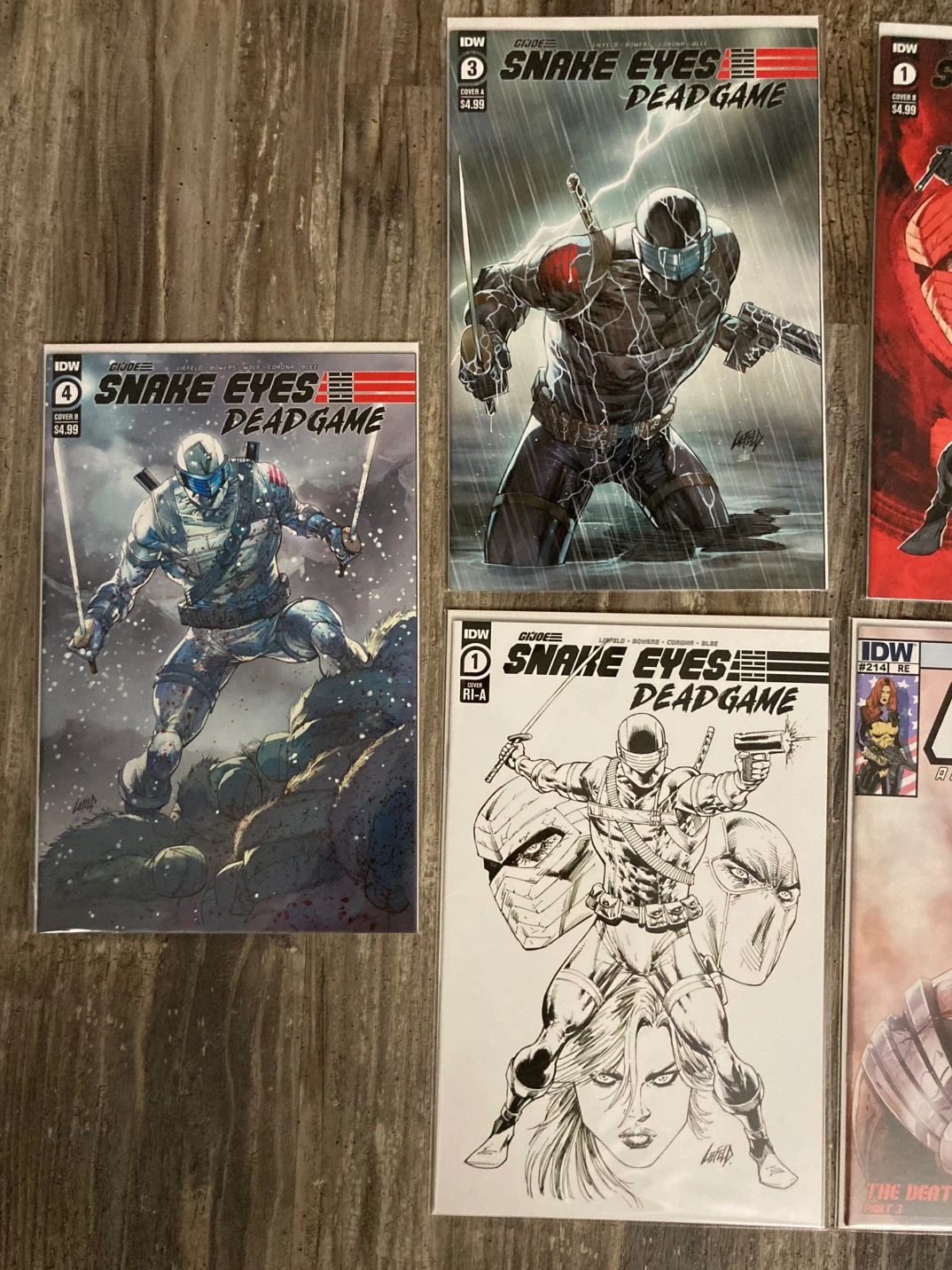G.I. Joe Snake Eyes Deadgame Comic book set - photo 2