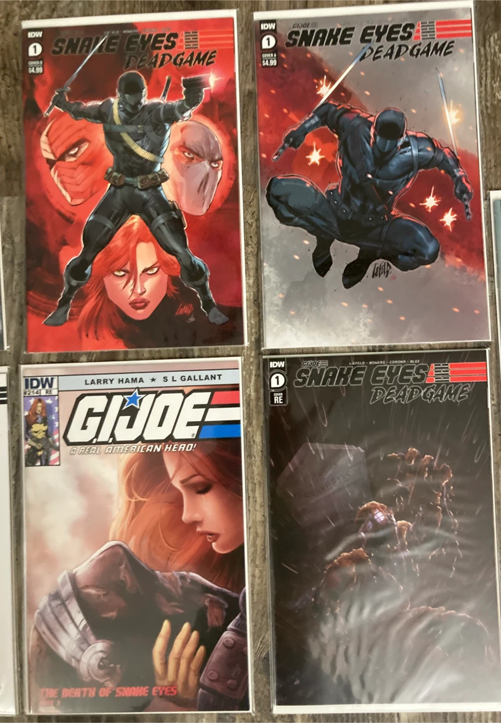 G.I. Joe Snake Eyes Deadgame Comic book set - photo 3