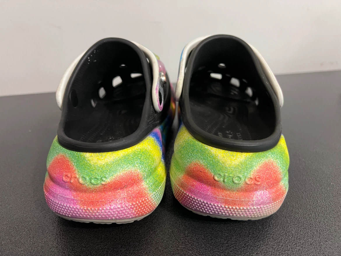 RARE Crocs Classic Crush Clog “Spray Dye” –W6/M4/J4 - photo 4